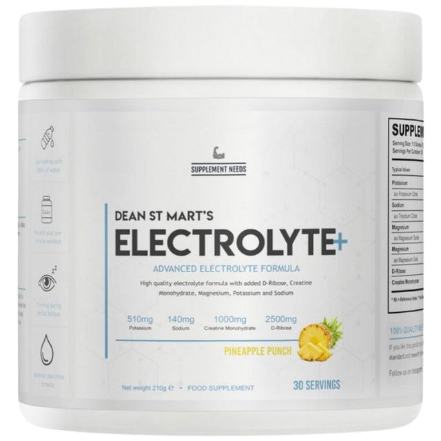 Electrolyte+ - 180 грама  Supplement Needs - Nutra Best Bulgaria