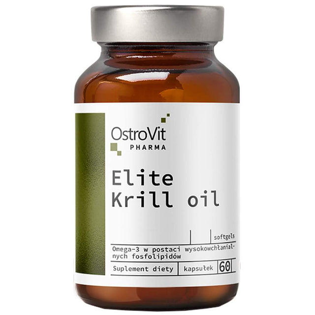 Elite Krill Oil 500 mg 60 Гел капсули  OstroVit - Nutra Best Bulgaria