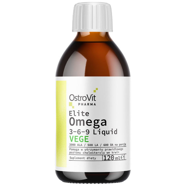Elite Omega 3-6-9 Liquid | Vege 120 мл  OstroVit - Nutra Best Bulgaria