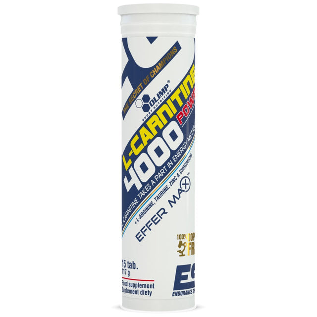 Endurance L-Carnitine 4000 Power Effervescent - 15 разтворими таблетки  Olimp - Nutra Best Bulgaria