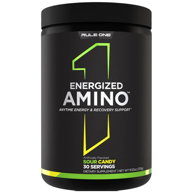 Energized Amino | with Natural Caffeine - 270 грама  Rule1 - Nutra Best Bulgaria