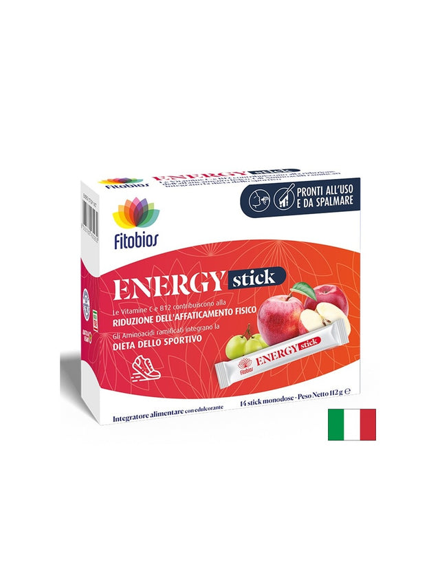 Energy - Левцин 200 mg + Витамин C 80 mg + Карнитин – Енергия и тонус, 14 сашета  Fitobios - Nutra Best Bulgaria