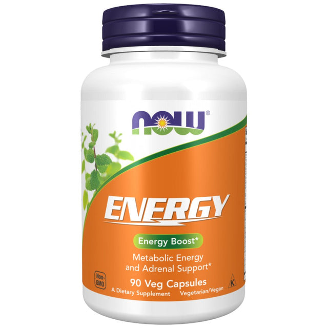 Energy - 90 капсули  NOW Foods - Nutra Best Bulgaria