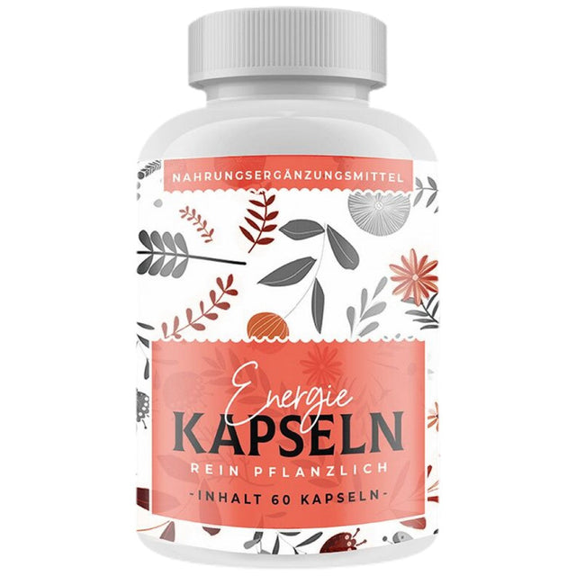 Energy Booster | with Vitamins & Caffeine - 60 капсули  American Supps - Nutra Best Bulgaria