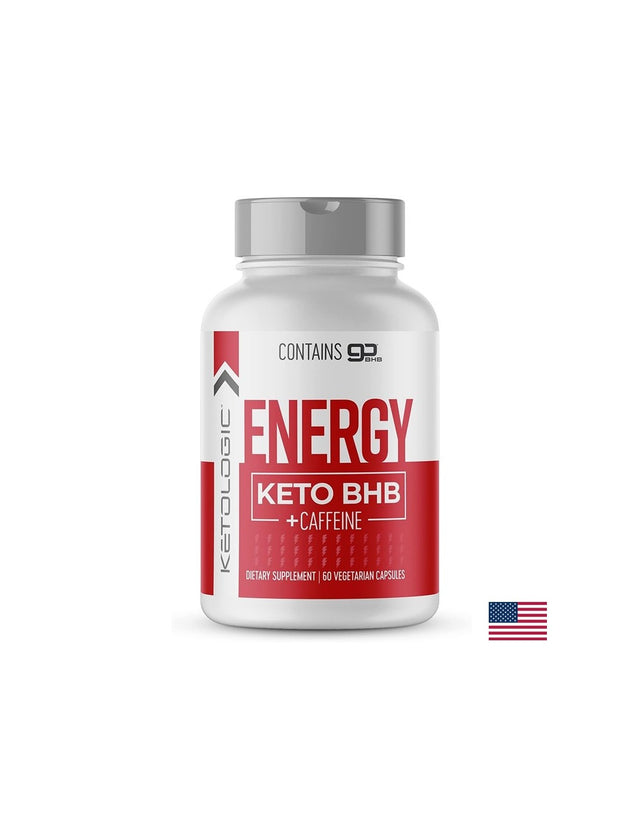 Екзогенни кетони + Кофеин - Energy Keto BHB + Caffeine, 60 капсули  Nutricost - Nutra Best Bulgaria