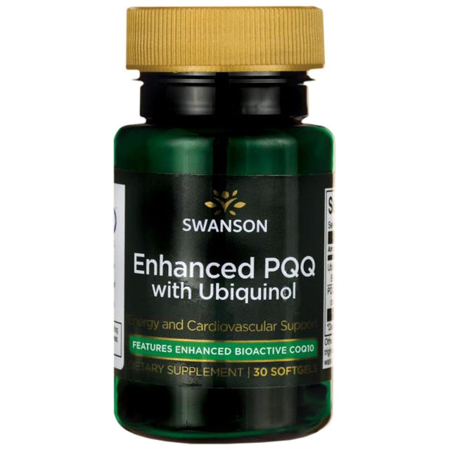 Enhanced PQQ with Ubiquinol 60 mg - 30 Гел капсули  Swanson - Nutra Best Bulgaria