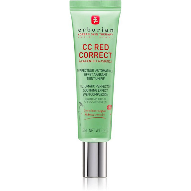 Erborian, CC Red Correct, Anti-Redness, Day, Cream, For Face, SPF 25, 15 ml  Erborian - Nutra Best Bulgaria