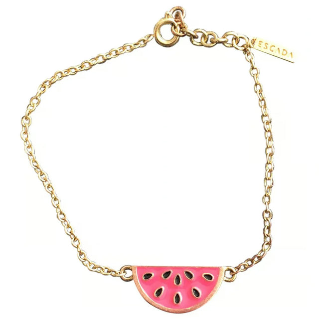 Escada, Summer Limited Edition - Sorbetto Rosso, Melon, Base Metal Bracelet, 11939595, 17 cm, Gold, For Women  Escada - Nutra Best Bulgaria
