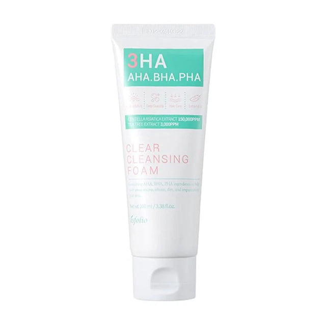 Esfolio - 3HA Clear Cica Mildly Acidic Cleansing Foam, 100g  Esfolio - Nutra Best Bulgaria