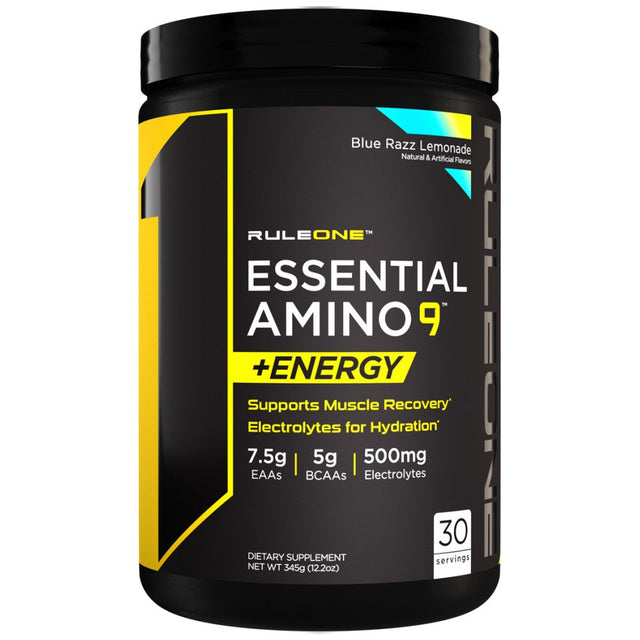 Essential Amino 9 | Energy With Caffeine - 345 грама  Rule1 - Nutra Best Bulgaria