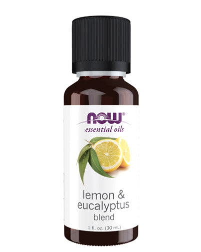 Essential Oils / Lemon & Eucalyptus / 30 ml  NOW Foods - Nutra Best Bulgaria