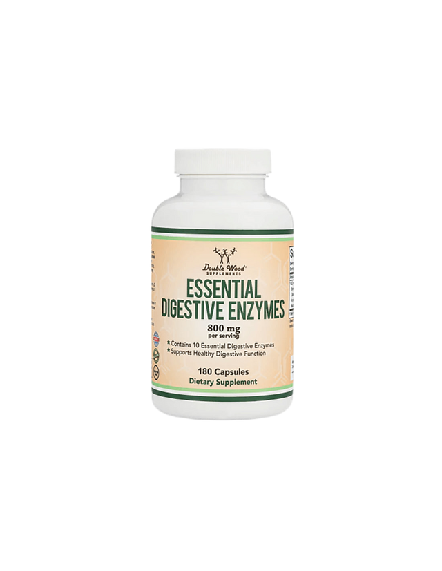 Essential digestive enzymes - Храносмилателни ензими, 180 капсули Double Wood  Double Wood - Nutra Best Bulgaria