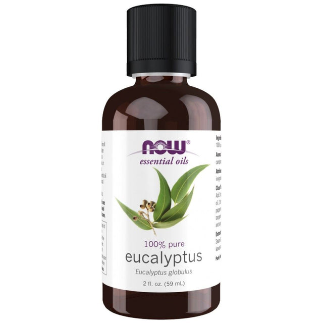 Eucalyptus Oil | 100% Pure Eucalyptus Globulus - 59 мл  NOW Foods - Nutra Best Bulgaria