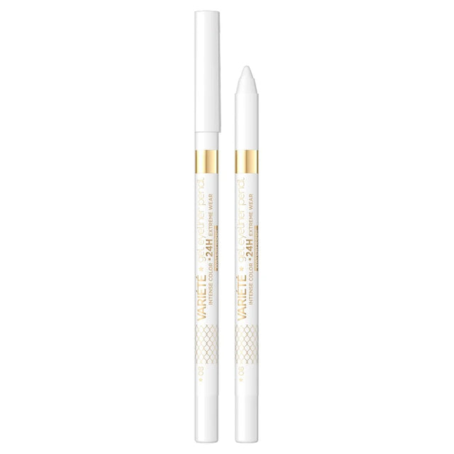 Eveline Cosmetics, Variete, Waterproof, Gel Pencil Eyeliner, 08, White, 1.3 g  Eveline Cosmetics - Nutra Best Bulgaria