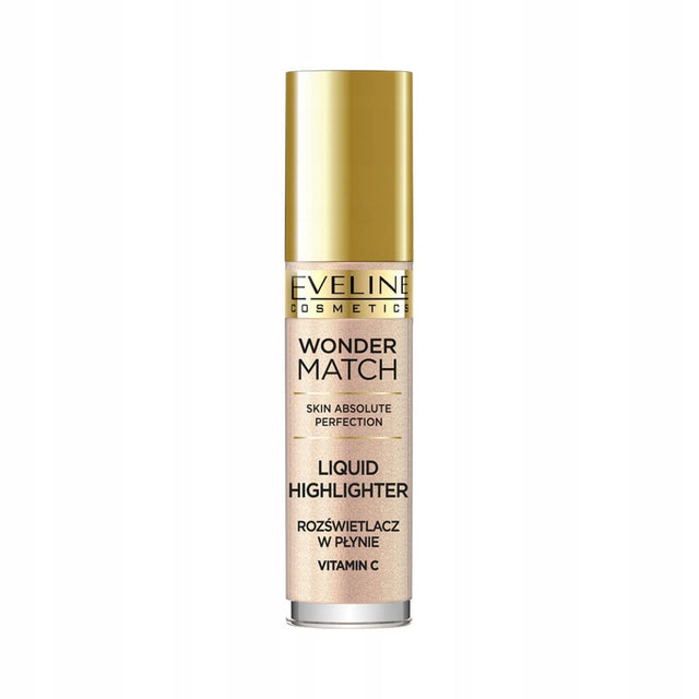 Eveline Cosmetics, Wonder Match, Vitamin C, Illuminating, Liquid Highlighter, 01, For Face, 4.5 ml  Eveline Cosmetics - Nutra Best Bulgaria