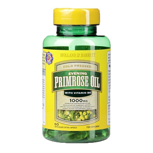 Масло от вечерна иглика (Evening Primrose Oil) 1000мг 60 капсули HOLLAND & BARRETT  Holland and Barrett - Nutra Best Bulgaria