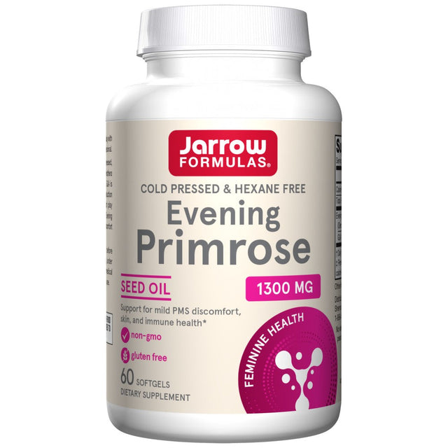 Evening Primrose Oil 1300 - 60 Гел капсули  Jarrow Formulas - Nutra Best Bulgaria