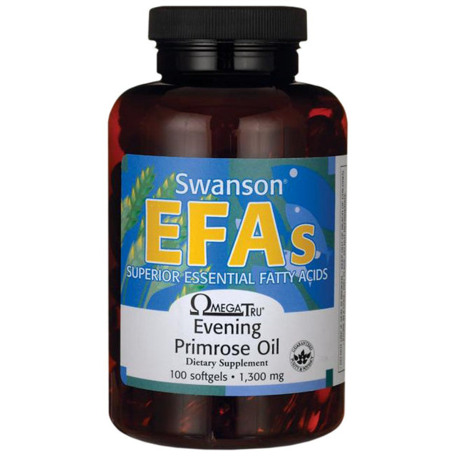 Evening Primrose Oil 1300 mg 100 Гел капсули  Swanson - Nutra Best Bulgaria