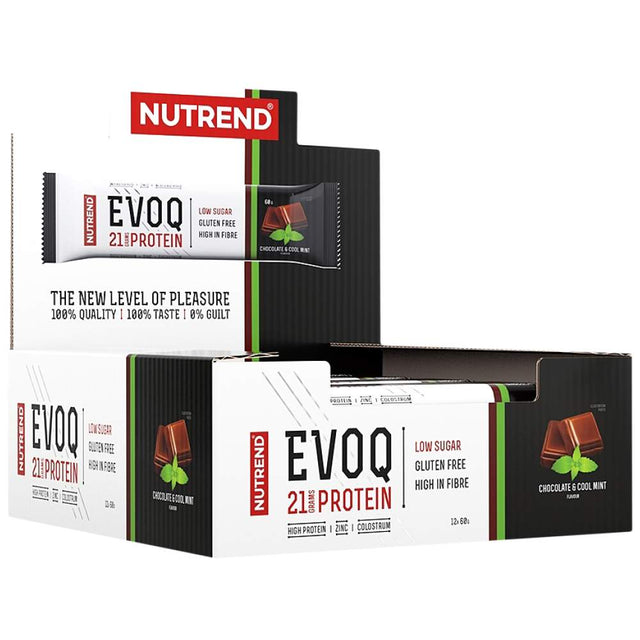 EvoQ Bar 60g 12 x 60 грама  Nutrend - Nutra Best Bulgaria