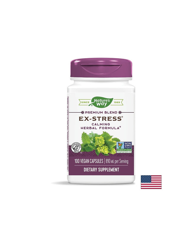 Ex-Stress® / Екс-Стрес®, 100 капсули Nature’s Way  Nature’s Way - Nutra Best Bulgaria