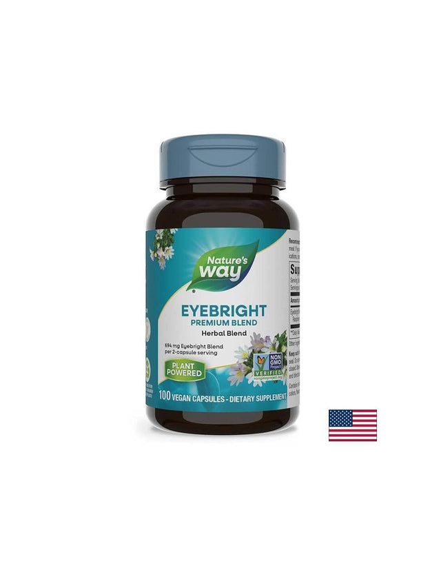 Eyebright - Очанка (смес) - В подкрепа на зрението,100 капсули Nature’s Way  Nature’s Way - Nutra Best Bulgaria