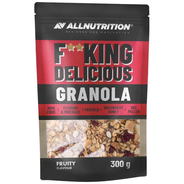 F**KING Delicious Granola | Fruity - 300 грама  AllNutrition - Nutra Best Bulgaria