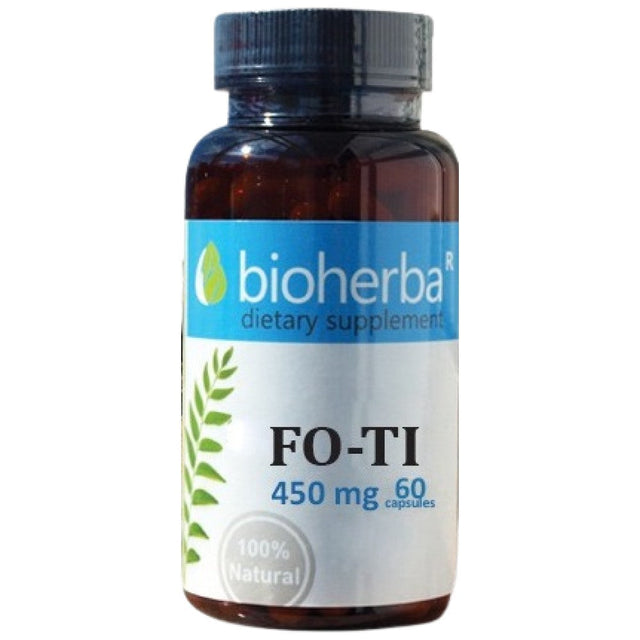 FO-TI 450 mg - 60 капсули  Bioherba - Nutra Best Bulgaria