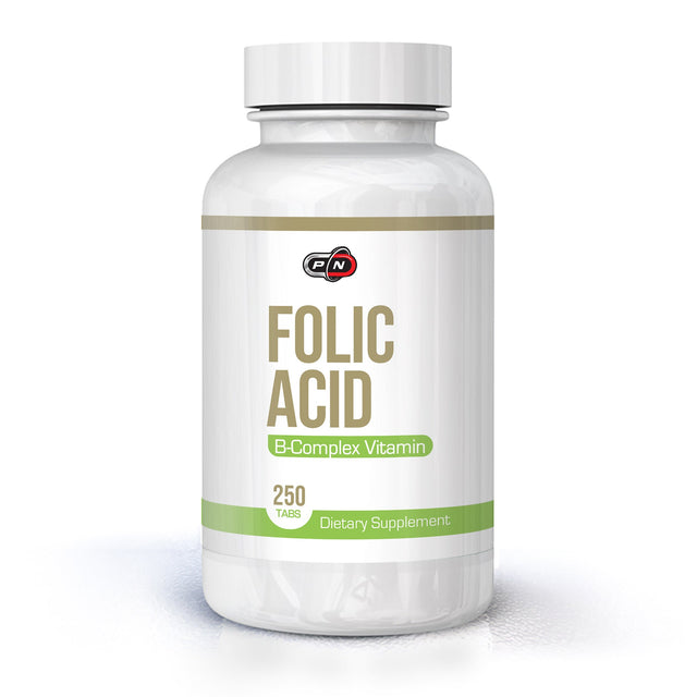FOLIC ACID - 800 mcg + B-12 - 250 таблетки  Pure Nutrition - Nutra Best Bulgaria