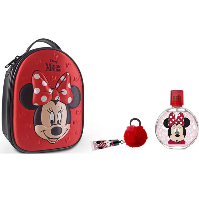 FRAGRANCES FOR CHILDREN - Minnie Dárková sada EDT 100 ml, lesk na rty s přívěskem a pouzdro na zip - 100ml  DISNEY - Nutra Best Bulgaria