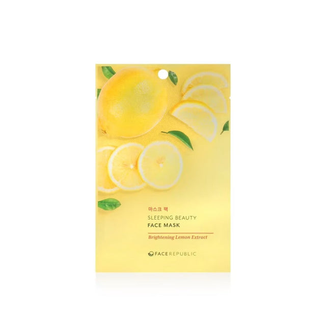 Face Republic - Sleeping Beauty Face Mask Brightening Lemon Extract, 23ml  Face Republic - Nutra Best Bulgaria