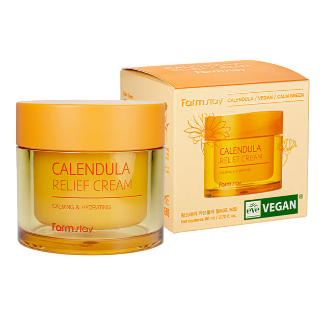 FarmStay Calendula Relief Cream 80 ml  Farmstay - Nutra Best Bulgaria