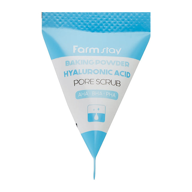 FarmStay Hyaluronic Acid Baking Powder Pore Scrub 1 pcs*7 ml  Farmstay - Nutra Best Bulgaria