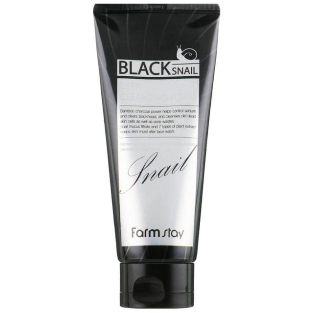 Farmstay - Black Snail Deep Cleansing Foam 180ml / 6.08oz  Farmstay - Nutra Best Bulgaria
