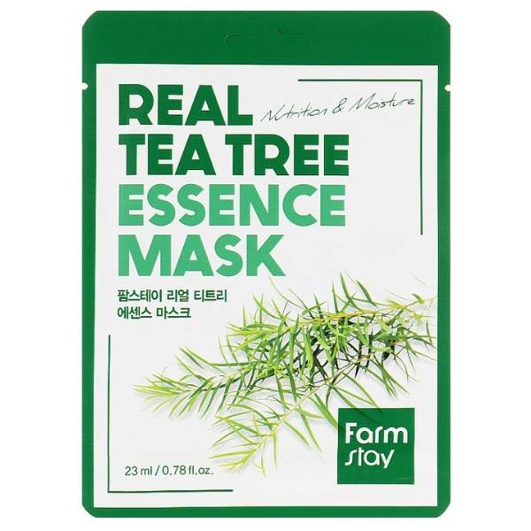 Farmstay – Real Tea Tree Essence Mask, 23ml  Farmstay - Nutra Best Bulgaria