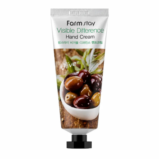 Farmstay -Visible Difference Hand Cream (Olive), 100g  Farmstay - Nutra Best Bulgaria
