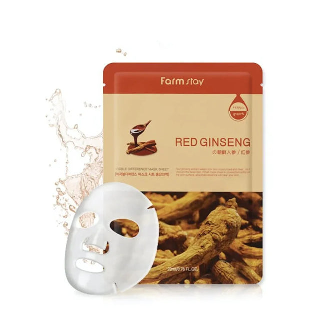 Farmstay - Visible Difference Mask Pack Red Ginseng - 23ml  Farmstay - Nutra Best Bulgaria