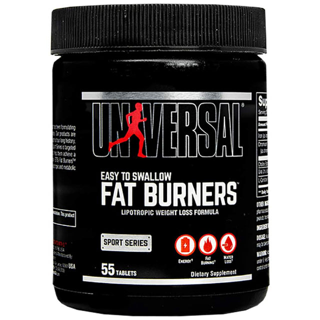 Fat Burners (Easy to swallow) - 55 Таблетки  Universal Nutrition - Nutra Best Bulgaria