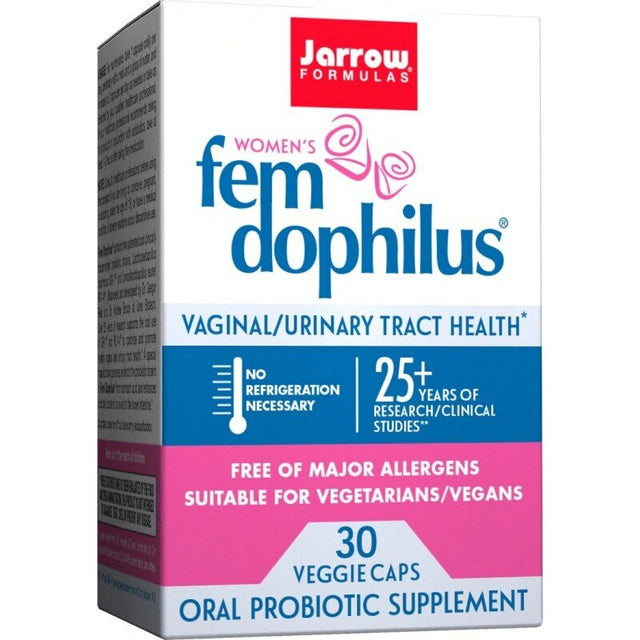 Fem-Dophilus 1 Billion CFU / 30 Caps - 0  Jarrow Formulas - Nutra Best Bulgaria