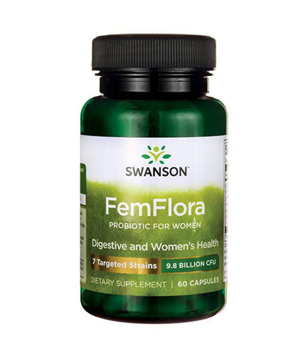 FemFlora Feminine Probiotic Formula 9.8 Billion CFU - 60 капсули  Swanson - Nutra Best Bulgaria