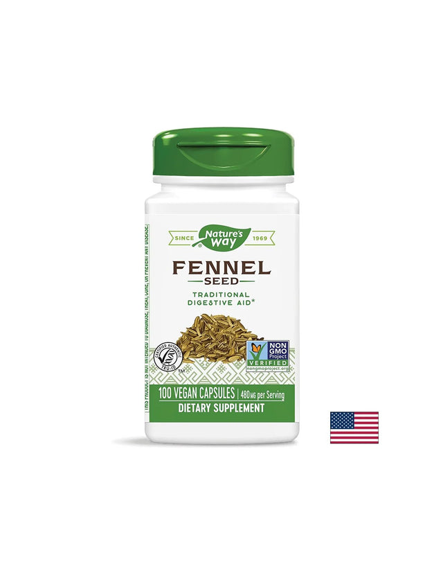 Fennel Seed 480 mg - 100 капсули  Nature’s Way - Nutra Best Bulgaria