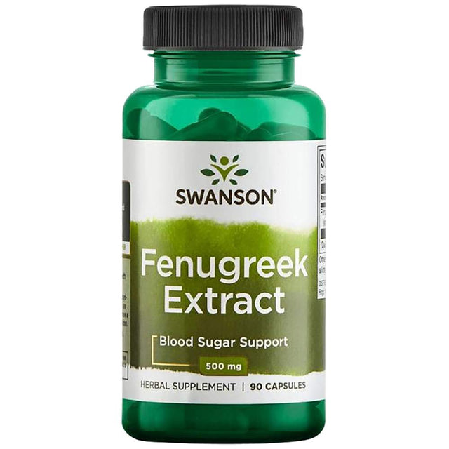 Fenugreek Extract 500 mg - 90 капсули  Swanson - Nutra Best Bulgaria