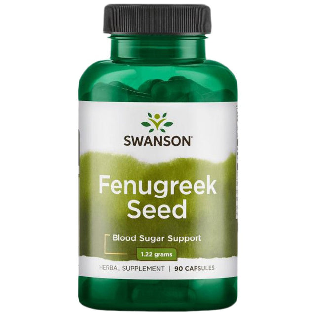 Fenugreek Seed 610 mg - 90 капсули  Swanson - Nutra Best Bulgaria