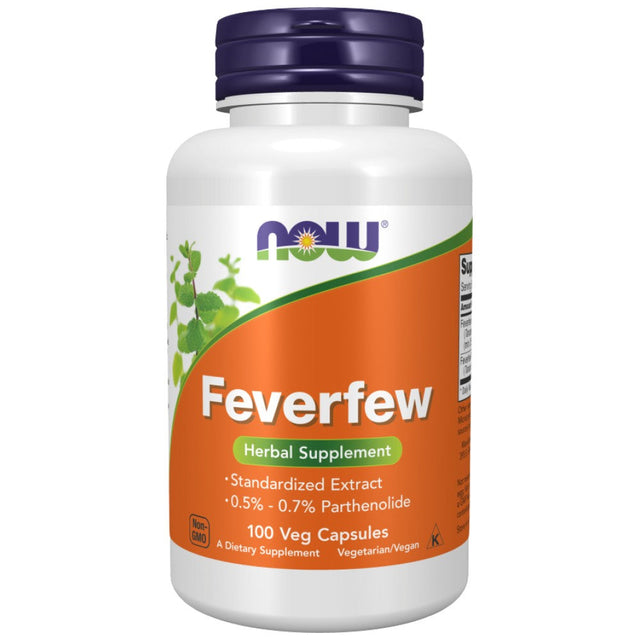 Feverfew 325 mg - 100 капсули  NOW Foods - Nutra Best Bulgaria