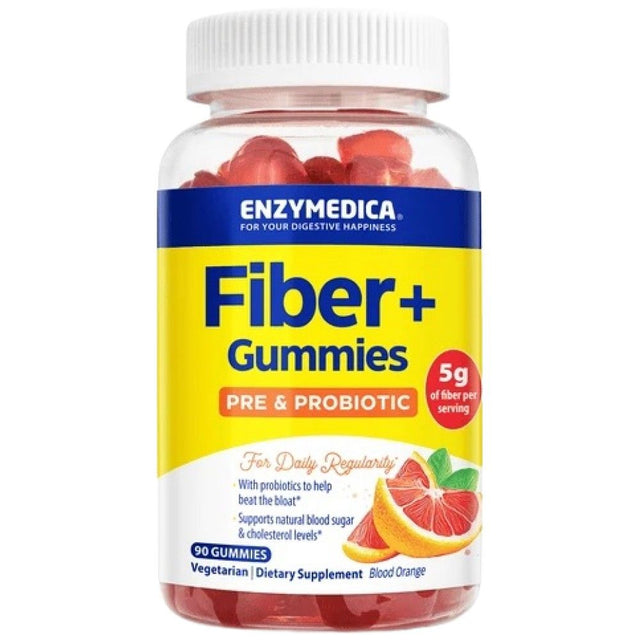 Fiber+ Gummies - 90 желирани бонбони  Enzymedica - Nutra Best Bulgaria
