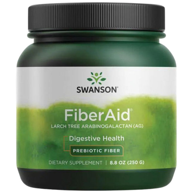 FiberAid Larch Tree Arabinogalactan (AG) - 250 грама  Swanson - Nutra Best Bulgaria