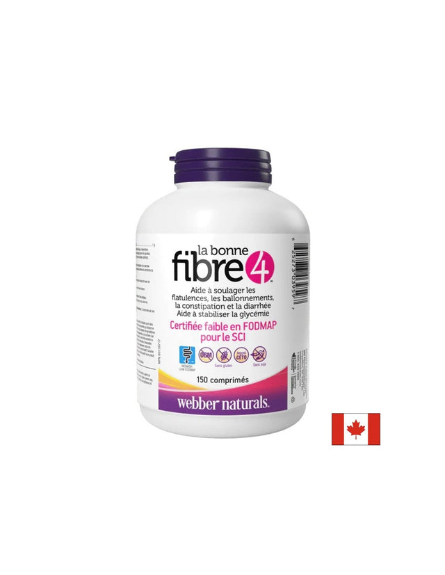 Фибри от гума гуар Fibre4™ – Здравословно храносмилане, 5 g, 150 таблетки  Webber Naturals - Nutra Best Bulgaria
