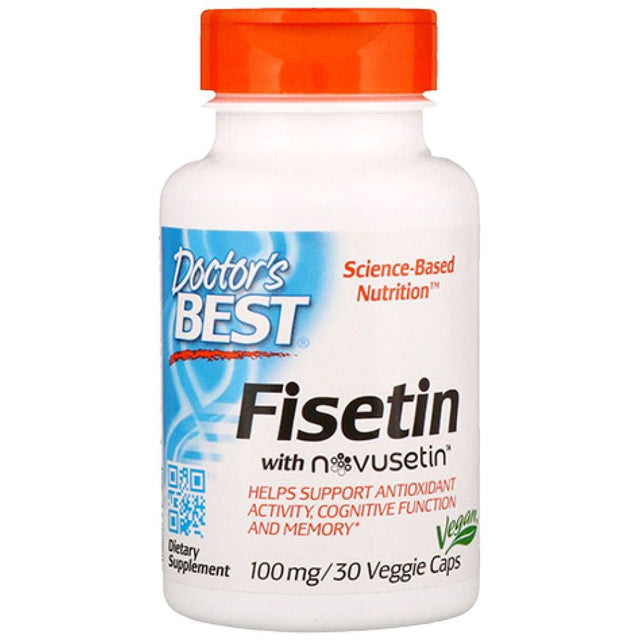 Fisetin 100 mg - 30 капсули  Doctor’s Best - Nutra Best Bulgaria