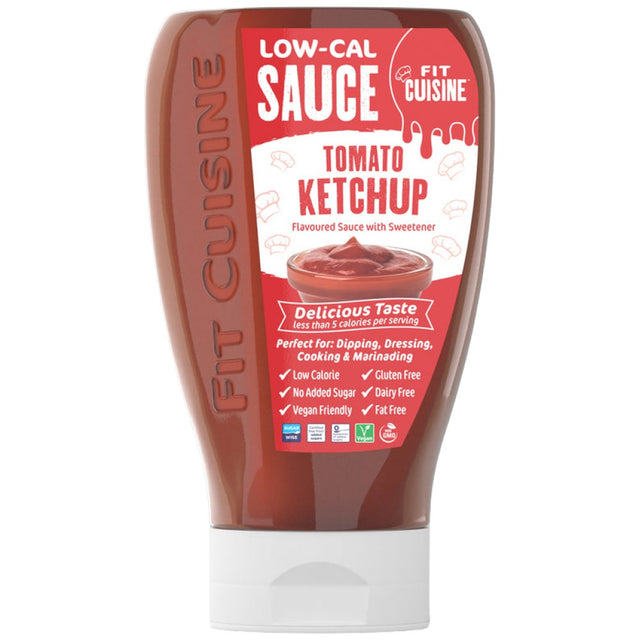 Fit Cuisine Low-Cal Sauce | Tomato Ketchup - 425 мл  Applied Nutrition - Nutra Best Bulgaria