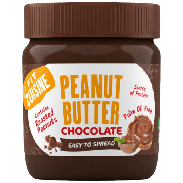 Fit Cuisine Peanut Butter with Chocolate - 350 грама  Applied Nutrition - Nutra Best Bulgaria