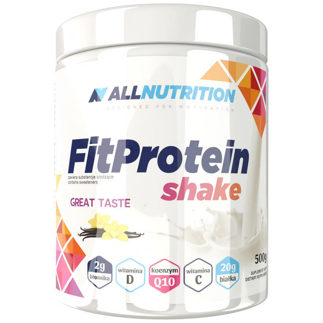 FitProtein Shake | Whey Protein with Collagen - 500 грама  AllNutrition - Nutra Best Bulgaria